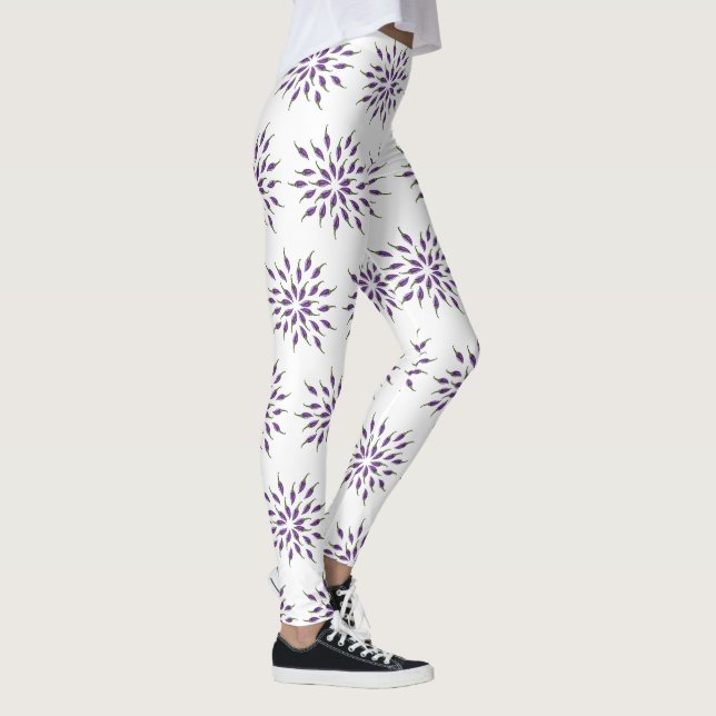 Leggings Purple Peppers mandala Arte (Derecha)