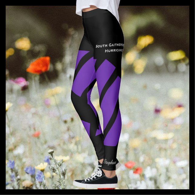 Leggings Purple Team/Club con cortometrajes falsos (Subido por el creador)