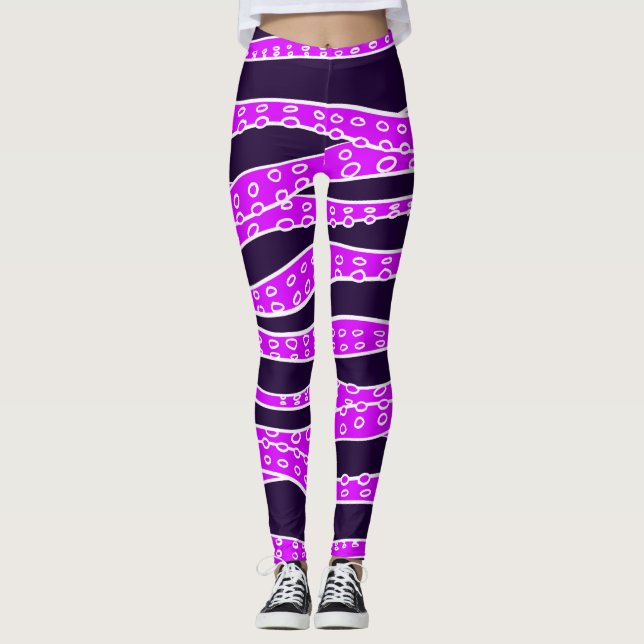 Leggings Purple Tentacles (Anverso)