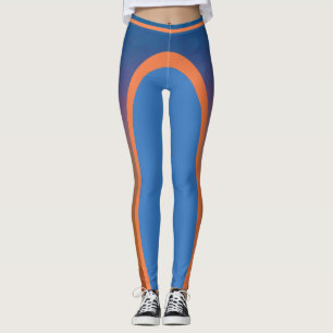 Leggings Púrpura a Naranja