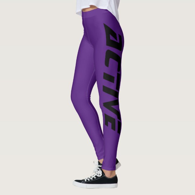 Leggings Púrpura Activo (Izquierda)
