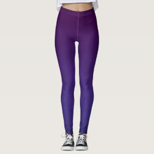 Leggings Púrpura azul rústico oscuro