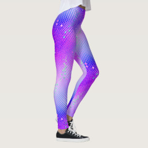 Leggings Púrpura Blacklight del Freesia