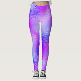 Leggings Púrpura Blacklight del Freesia
