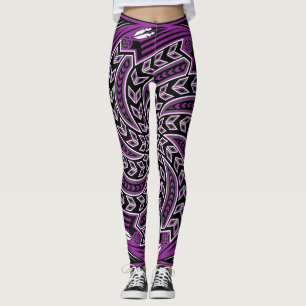 Leggings Púrpura del alcohol del viento