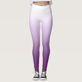 Leggings Púrpura gradiente lila oscura