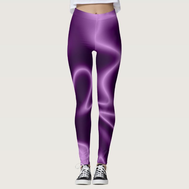 Leggings Púrpura Neon (Anverso)