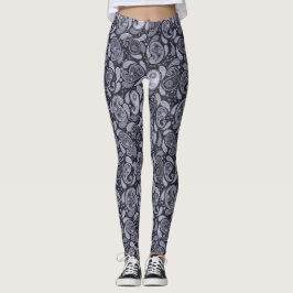 Leggings Púrpura Paisley