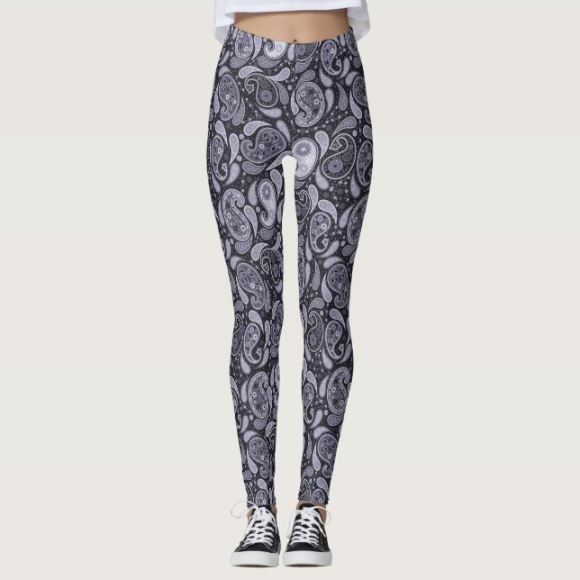 Leggings Púrpura Paisley (Anverso)