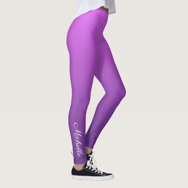 Leggings Púrpura personalizado (Derecha)