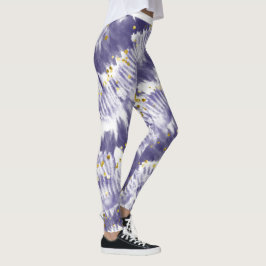 Leggings Púrpura Purpurina Tye