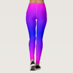 Leggings Púrpura rosa Azul Neón Gradiente Piernas de sonido<br><div class="desc">Púrpura Pizarra Azul Rosa Neón Gradiente Ombre Leyenda Moderna</div>