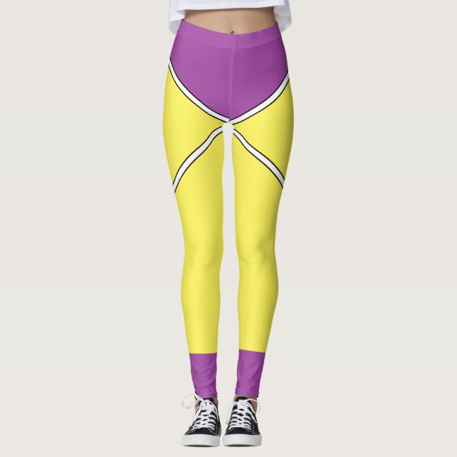 Leggings Púrpura superior (Anverso)