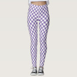 Leggings Púrpura y blanco al cuello<br><div class="desc">Piernas con control morado y blanco</div>