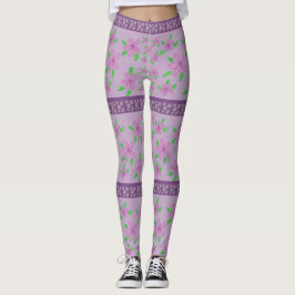 Leggings Púrpura y malva