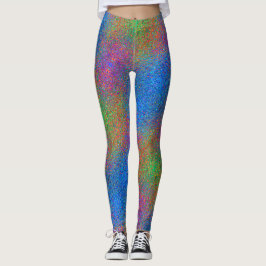 Leggings purpurina arco iris