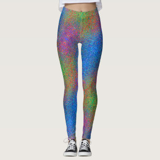 Leggings purpurina arco iris