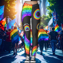 Leggings Purpurina arcoiris Orgullo LGBT ser tus verdaderos