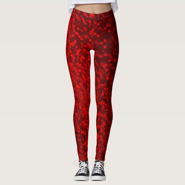 Leggings Purpurina bokeh sparkke print (Anverso)