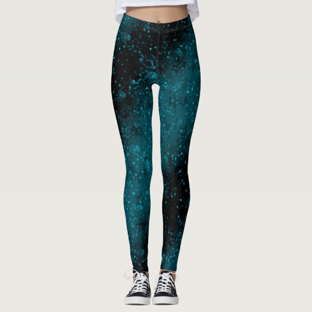 Leggings Purpurina brillan sin inconvenientes el brillo tur (Anverso)