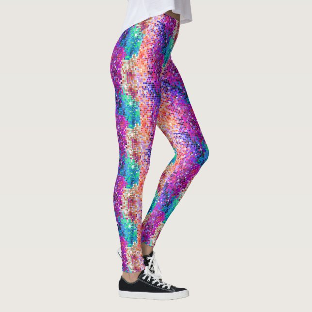 Leggings Purpurina Colorful Disco Faux (Derecha)