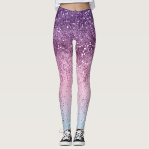 Leggings Purpurina de Chicas unicornios #6d (Purpurina fals