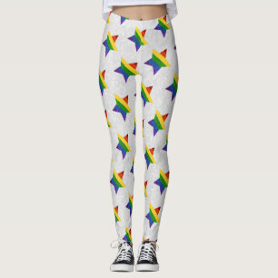 Leggings PURPURINA de la bandera del orgullo gay