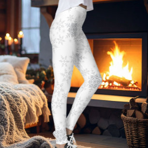 Leggings Purpurina de nieve o Navidades de invierno