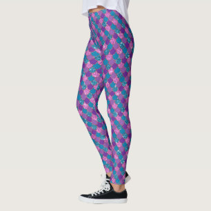 Leggings Purpurina de Sirenas