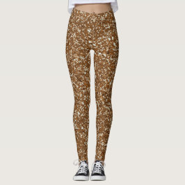 Leggings Purpurina dorado