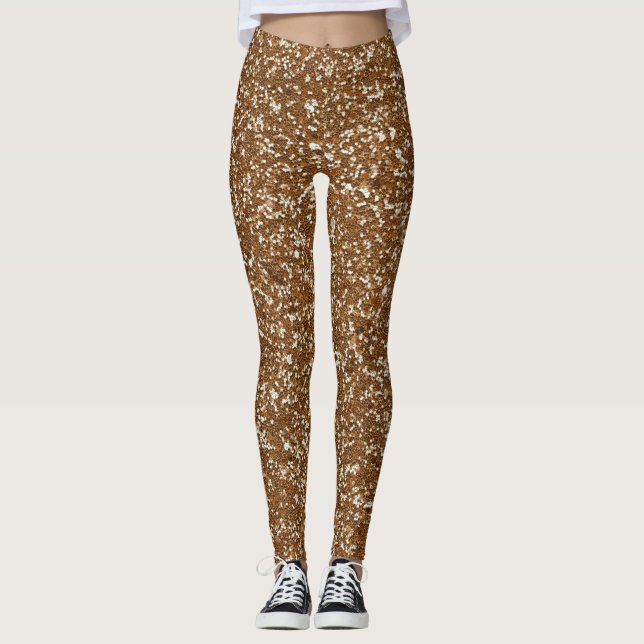 Leggings Purpurina dorado (Anverso)