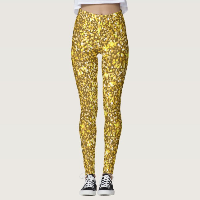 Leggings Purpurina dorado (Anverso)
