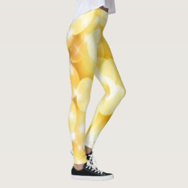 Leggings Purpurina espuma en Purpurina de imitación amarill