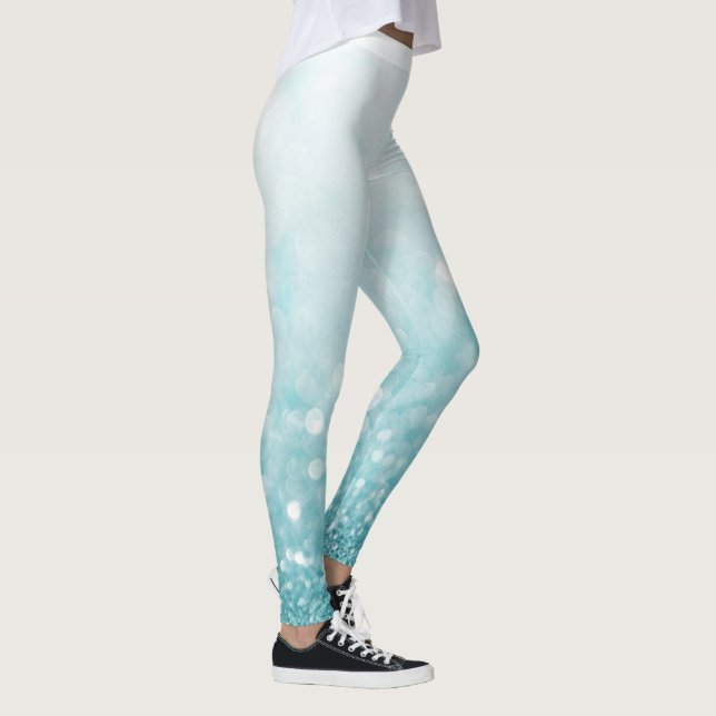 Leggings Purpurina Faux Blue Sparkle (Derecha)