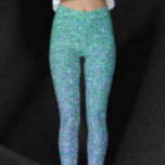 Leggings Purpurina Glam Blue Green y Purple<br><div class="desc">Diseño festivo en purpurina azul verde y morado!</div>