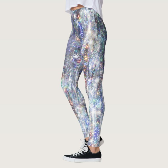 Leggings Purpurina Holográfico de parkle (Izquierda)