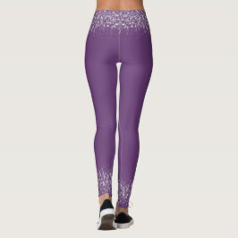 Leggings Purpurina Lilac moderno paracaídas Embarazo