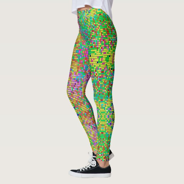 Leggings Purpurina Mosaic Colorful (Izquierda)