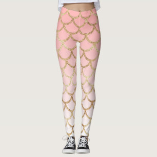 Leggings Purpurina Ombre Rosa, Sirenita Escavilla Leggencia