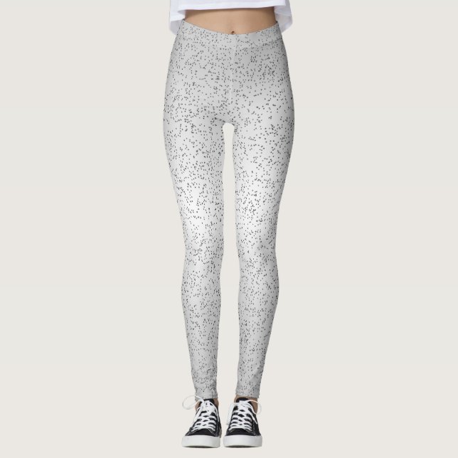 Leggings Purpurina plateado (Anverso)