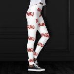 Leggings Purpurina rojo XOXO | Glam Brushstrot Hug and Kiss<br><div class="desc">La caligrafía "XOXO" de pincel con letras a mano, casual y divertida, abraza y besa a los gusanos con letras falsas de purpurina roja metálica. El diseño de la tipografía presenta un guión moderno de moda que contrasta agradablemente con un fondo sólido que es ideal para un tema de elegancia...</div>