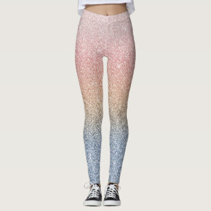 Leggings Purpurina Rosa Dorado Azul Ombre Girona Rubor Spar