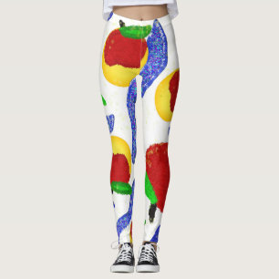 Leggings Purpurina Rosh Hashanah shofar manzanas y miel