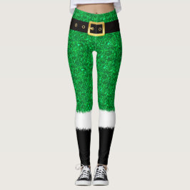 Leggings Purpurina verde, esparkling secuela a Navidades Le