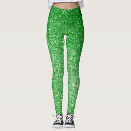 Leggings Purpurina Verde Glitz & Glam, Sparkling