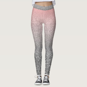 Leggings Purpurina vintage monograma personalizado brilland