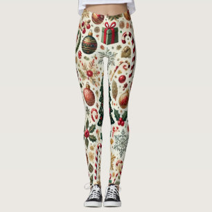 Leggings Purpurina y Destello