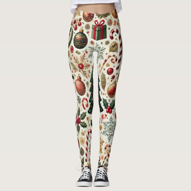 Leggings Purpurina y Destello (Anverso)