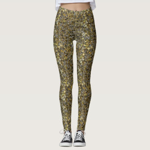 Leggings Purpurinas de plata y oro