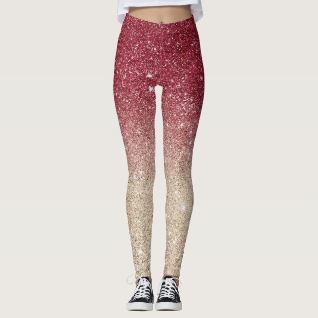 Leggings Purpurinas grises modernos (Anverso)